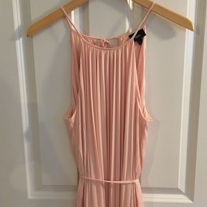 Pale pink maxi dress